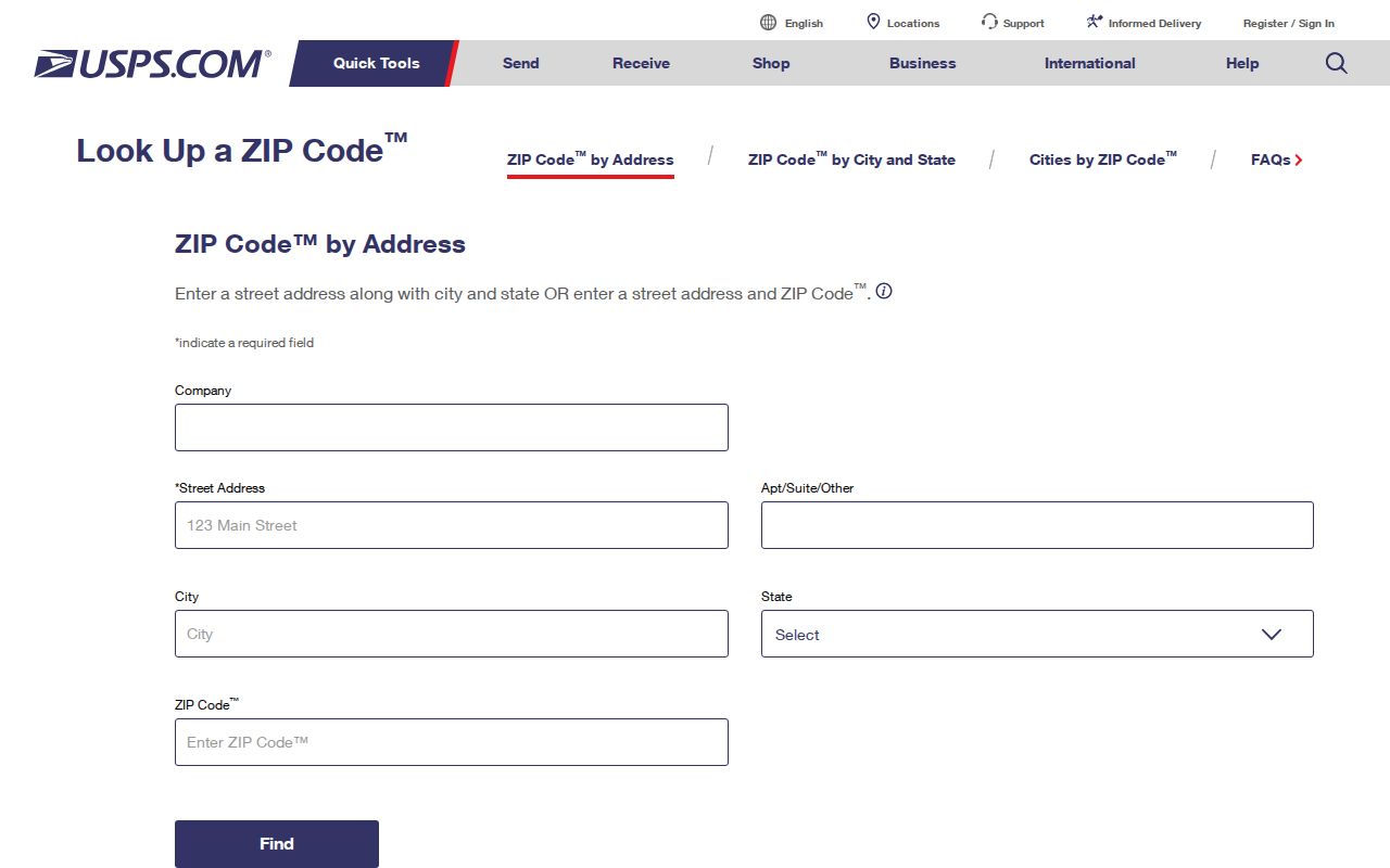 Imperial Beach ZIP code USPS address lookup